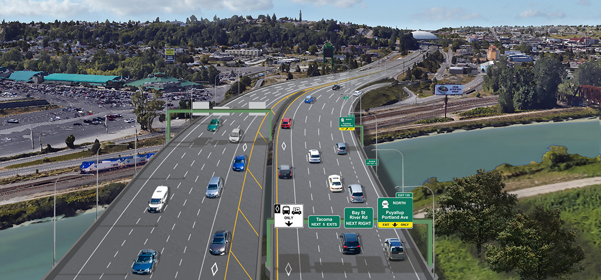 Atkinson Wins the I-5/Portland Avenue to Port of Tacoma Road - Southbound HOV Project