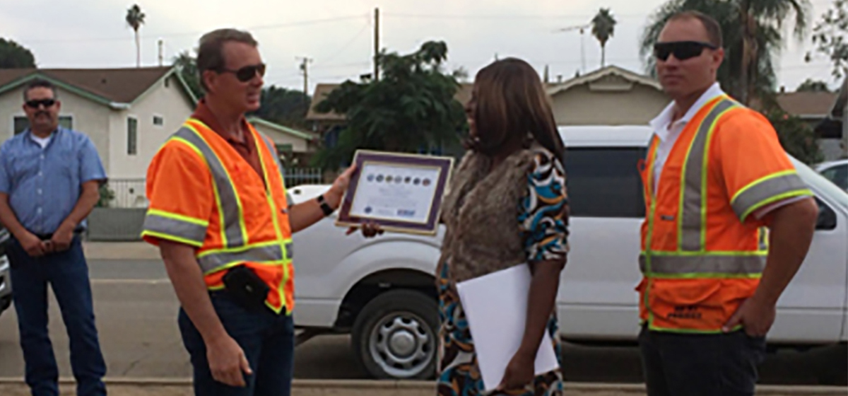 SR-91 Corridor Improvement Team Honored for Commitment to National Guard