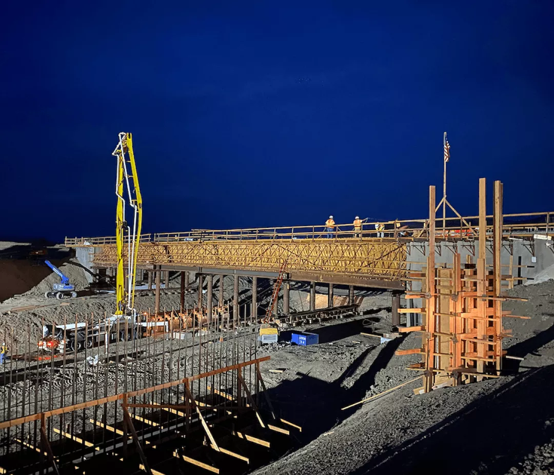 cranes at construction site