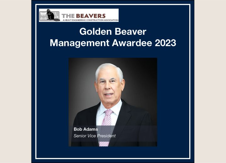 Bob Adams Golden Beaver Management Awardee 2023