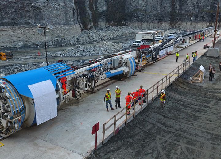 Bellwood Quarry TBM Launches