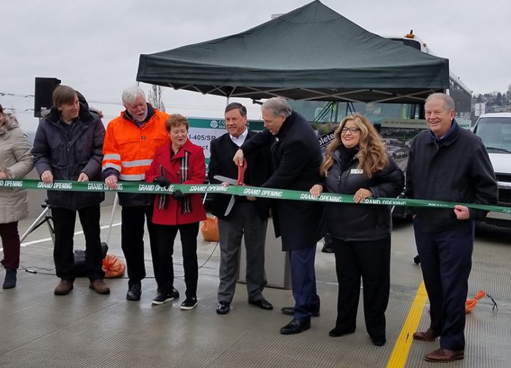 Atkinson’s I-405/SR 167 Interchange Direct Connector Ribbon Cutting