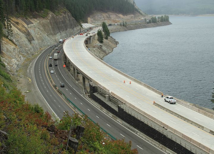 Atkinson Opens I-90 Eastbound Keechelus Lake Avalanche Bridge to Traffic