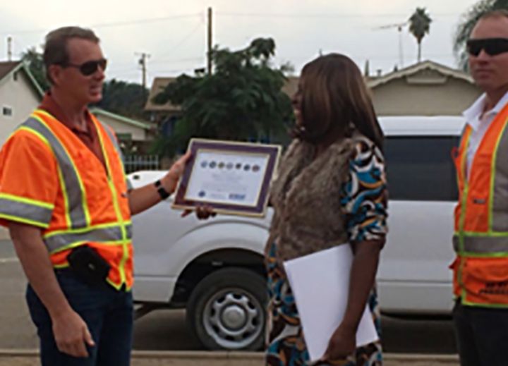 SR-91 Corridor Improvement Team Honored for Commitment to National Guard
