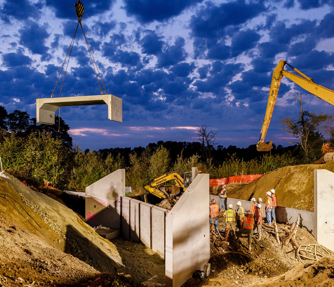 Culvert Placement at Horseshoe Lake Trib